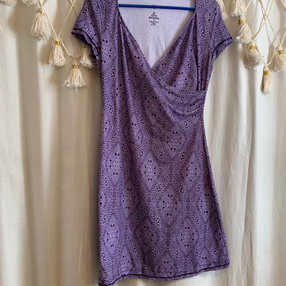 Purple prana dress